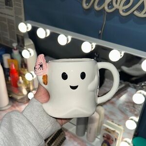 Cute Ghost Mug with Ice Cream Detail